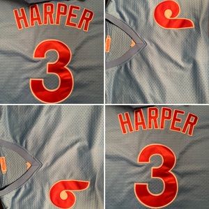 Bryce Harper Mitchell & Ness Vintage Jersey